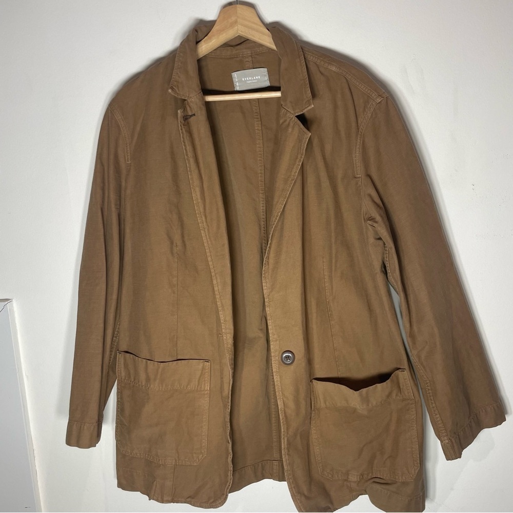 Everlane Tan Organic Cotton Jacket